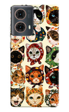 Cool Cat Motorola G85 Hard Case Back Cover by Casekaro
