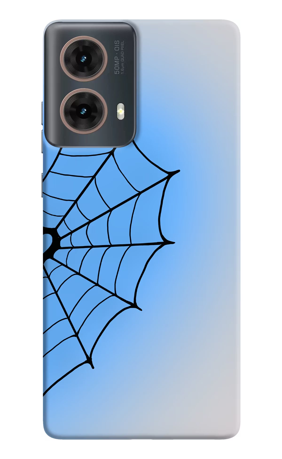 Blue Web Motorola G85 Back Cover