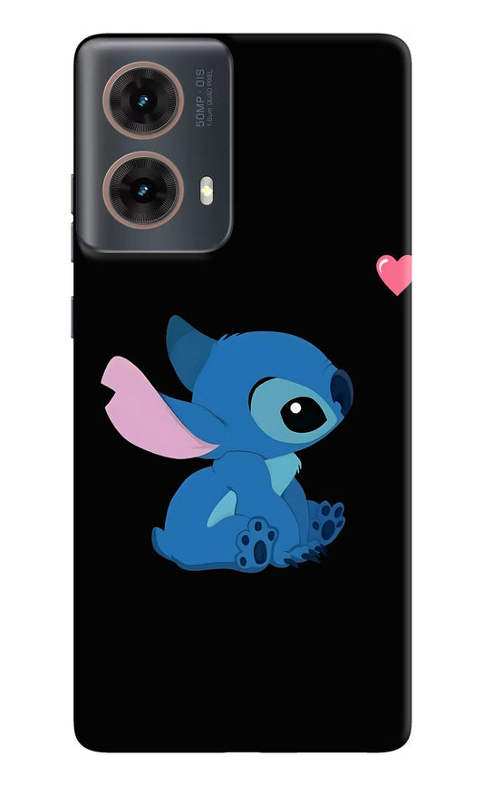 Stitch Crush Motorola G85 Hard Case Back Cover by Casekaro
