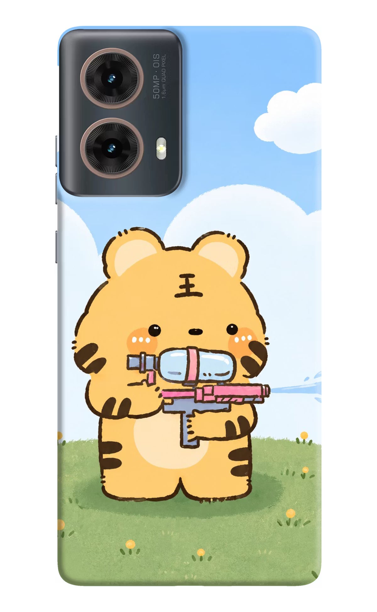 Tiger Treat Motorola G85 Back Cover