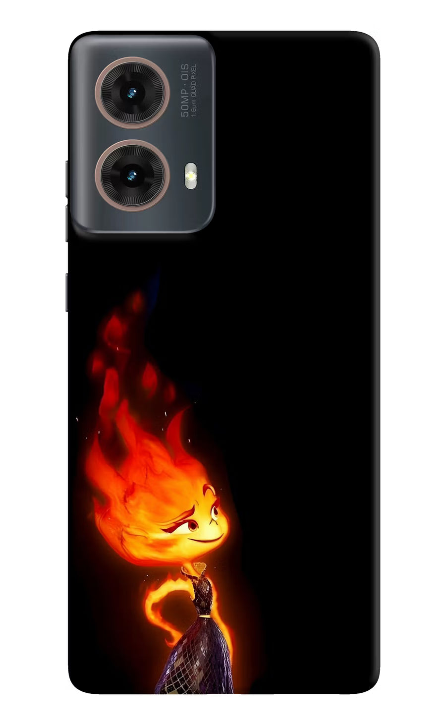Ember Flame Motorola G85 Back Cover, Hard case