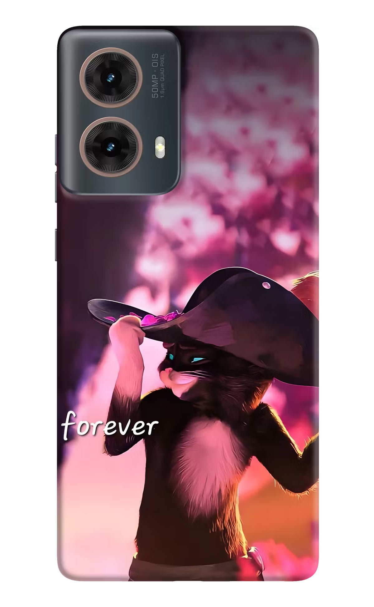 Forever Cat Motorola G85 Back Cover