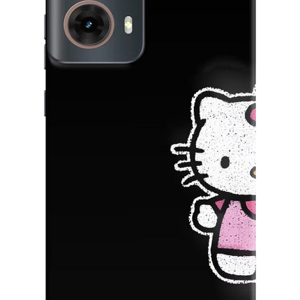 Kitty Charm Motorola G85 Hard Case Back Cover by Casekaro