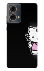Kitty Charm Motorola G85 Hard Case Back Cover by Casekaro