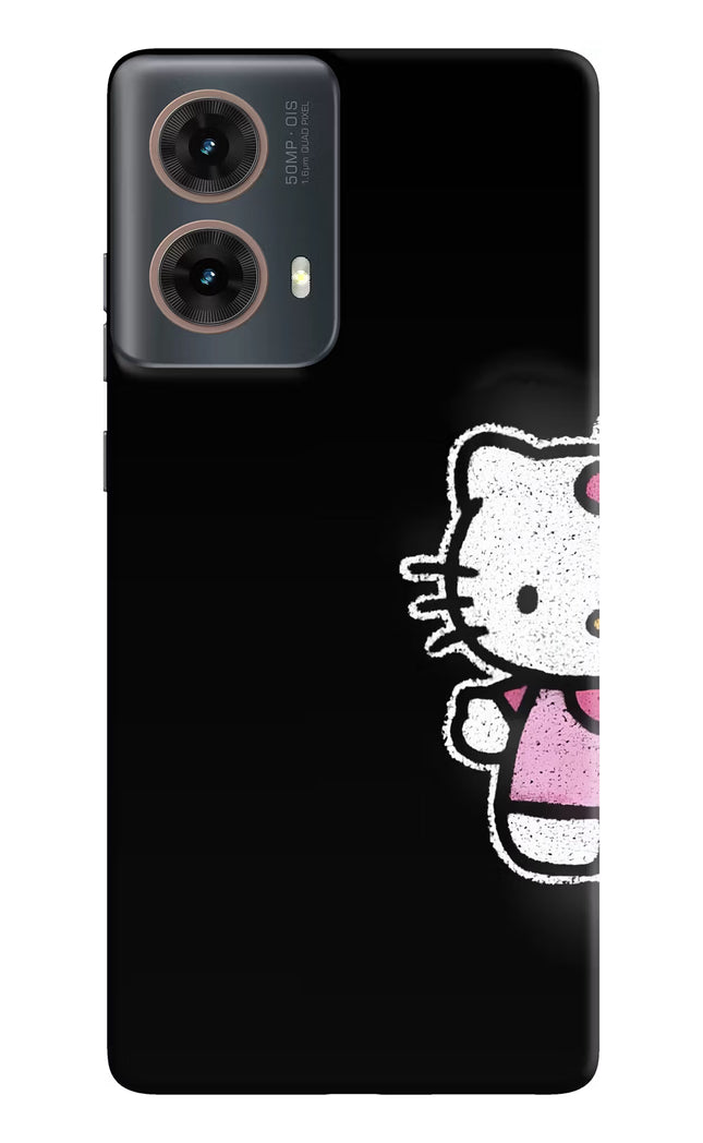 Kitty Charm Motorola G85 Hard Case Back Cover by Casekaro