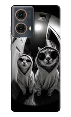 Hood Cats Motorola G85 Hard Case Back Cover by Casekaro