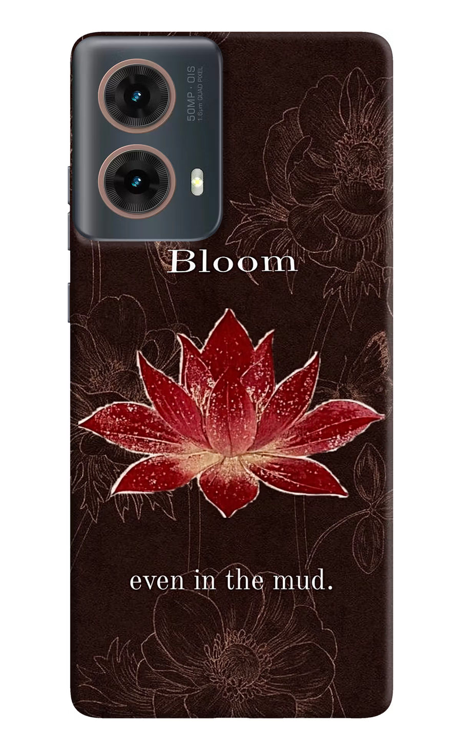 Bloom Motorola G85 Back Cover, Hard case