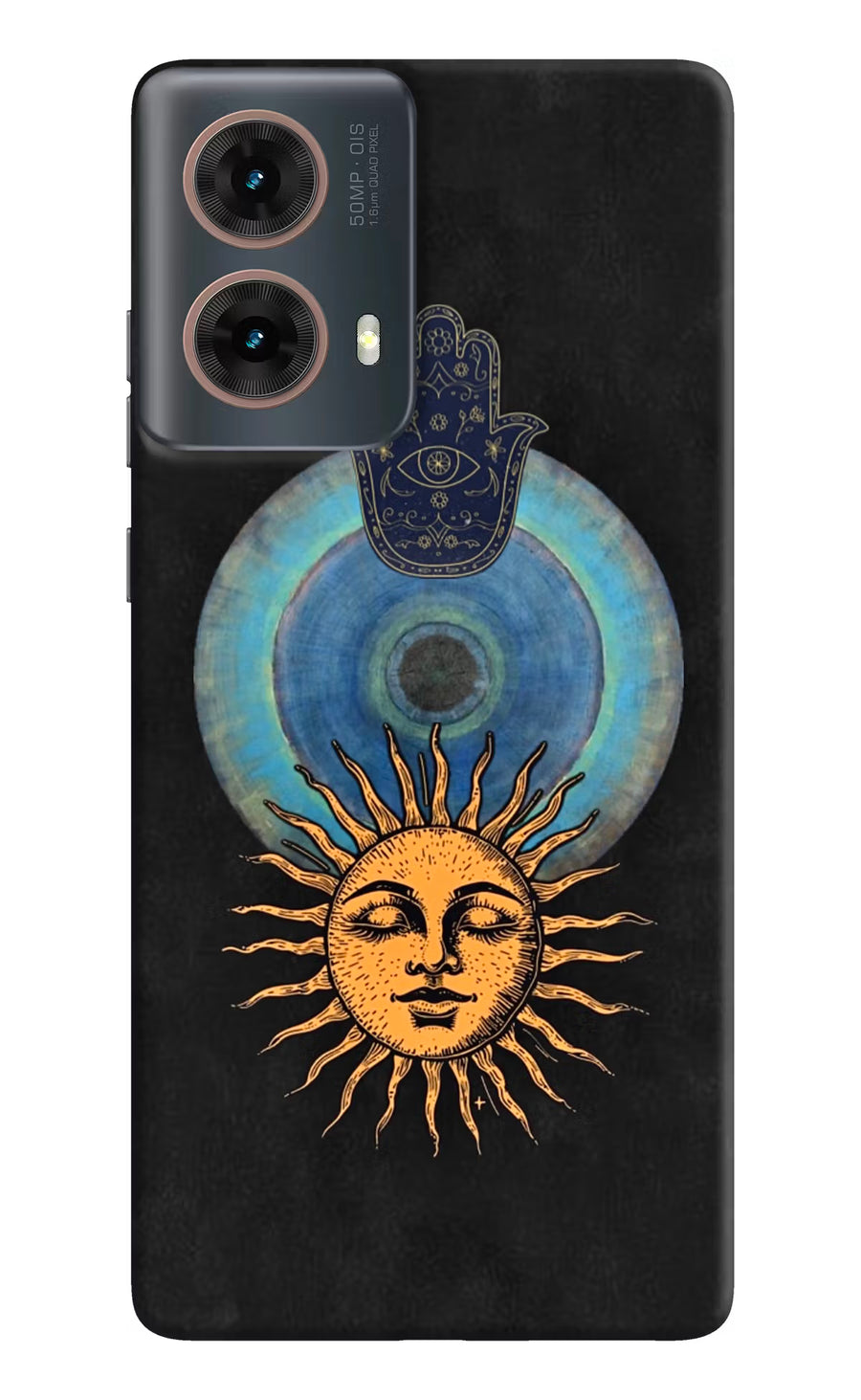 Divine Sun Motorola G85 Back Cover, Hard case