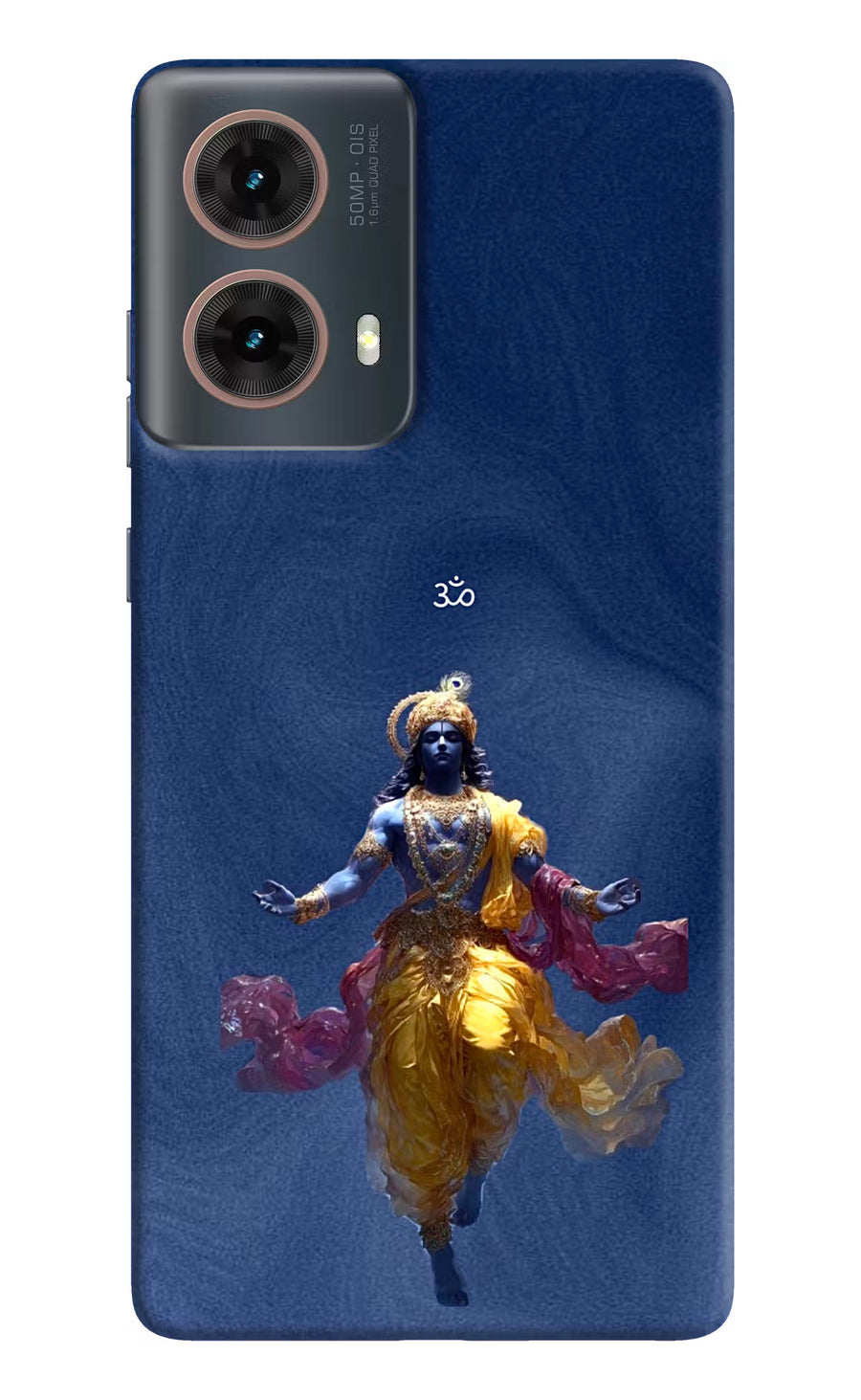 Cosmic Krishna Motorola G85 Back Cover, Hard case