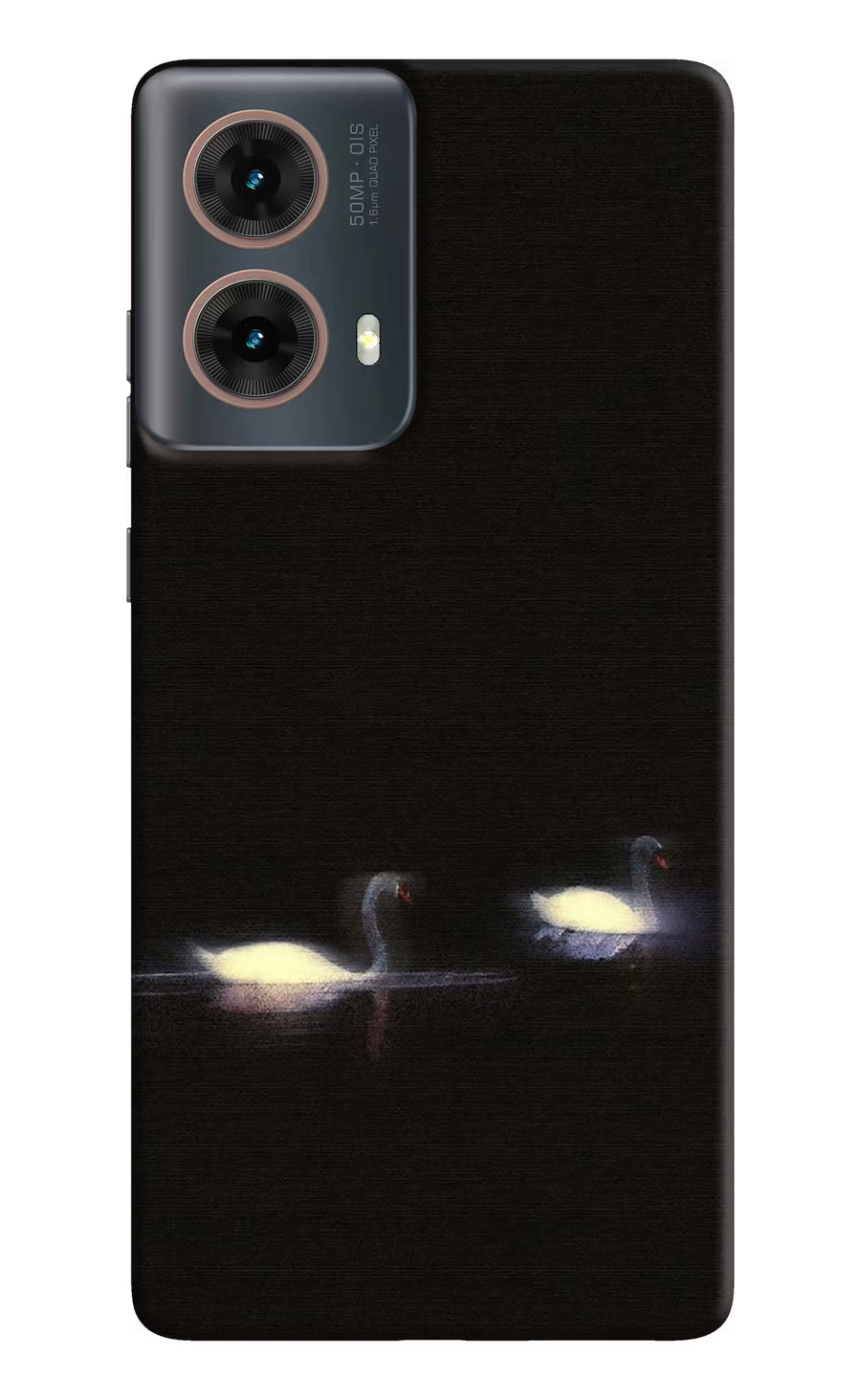 Silent Swans Motorola G85 Back Cover, Hard case