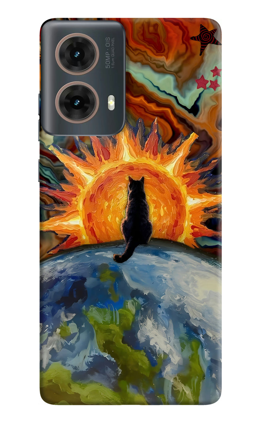 Sunrise Beyond Motorola G85 Back Cover, Hard case