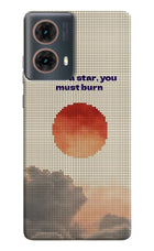 Pixel Sun Motorola G85 Hard Case Back Cover by Casekaro