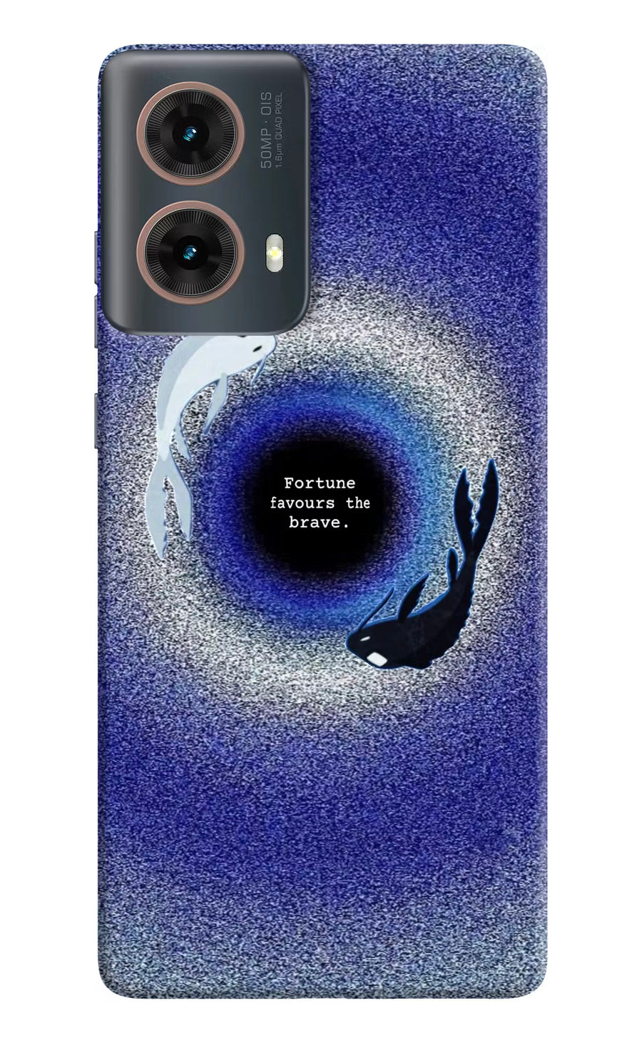 Dark Koi Motorola G85 Back Cover, Hard case