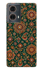 Green Pataka Motorola G85 Hard Case Back Cover by Casekaro