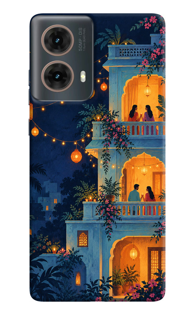 Balcony Glow Motorola G85 Hard Case Back Cover by Casekaro