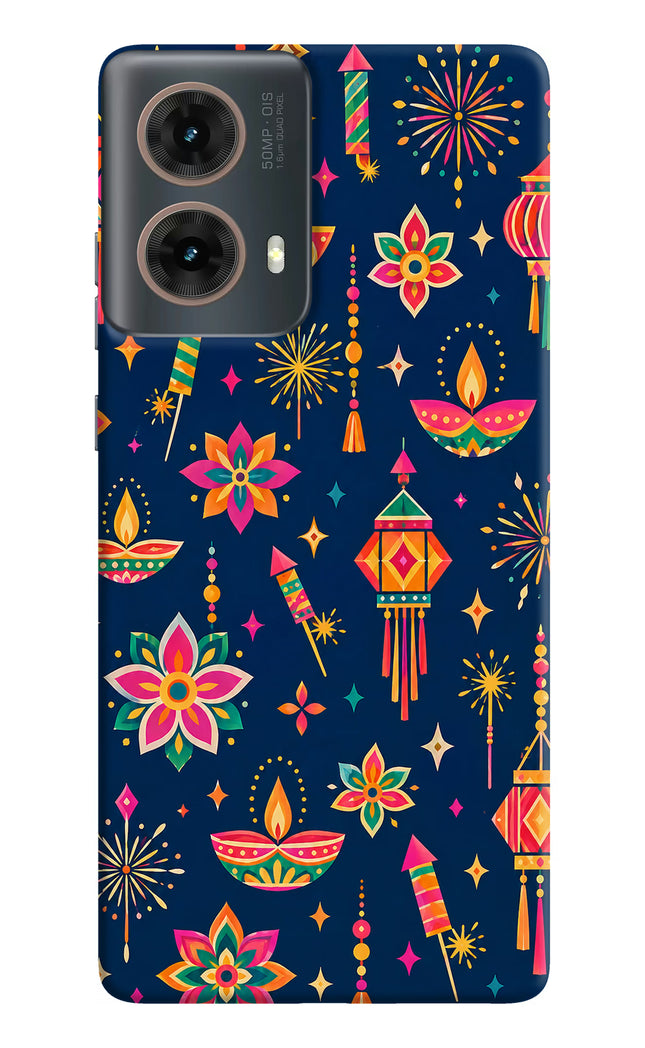 Festive Pop Motorola G85 Hard Case Back Cover by Casekaro