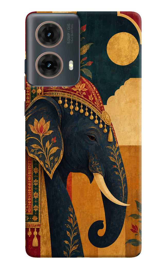 Royal Elephant Motorola G85 Hard Case Back Cover by Casekaro