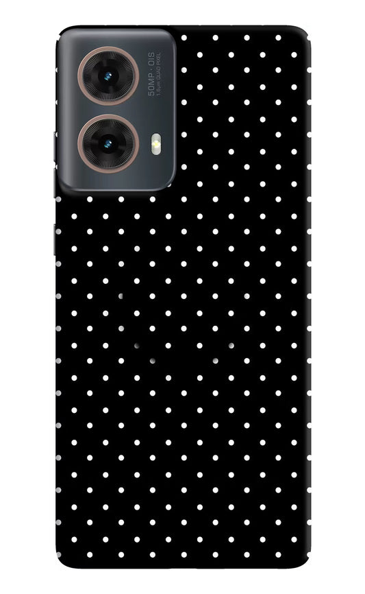 White Dots Motorola G85 Pop Case by Casekaro