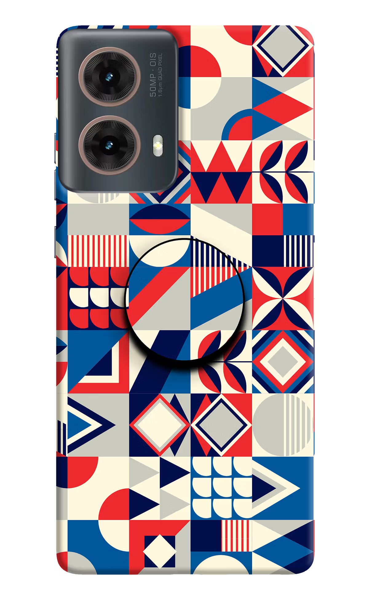 Colorful Pattern Motorola G85 Pop Case by Casekaro