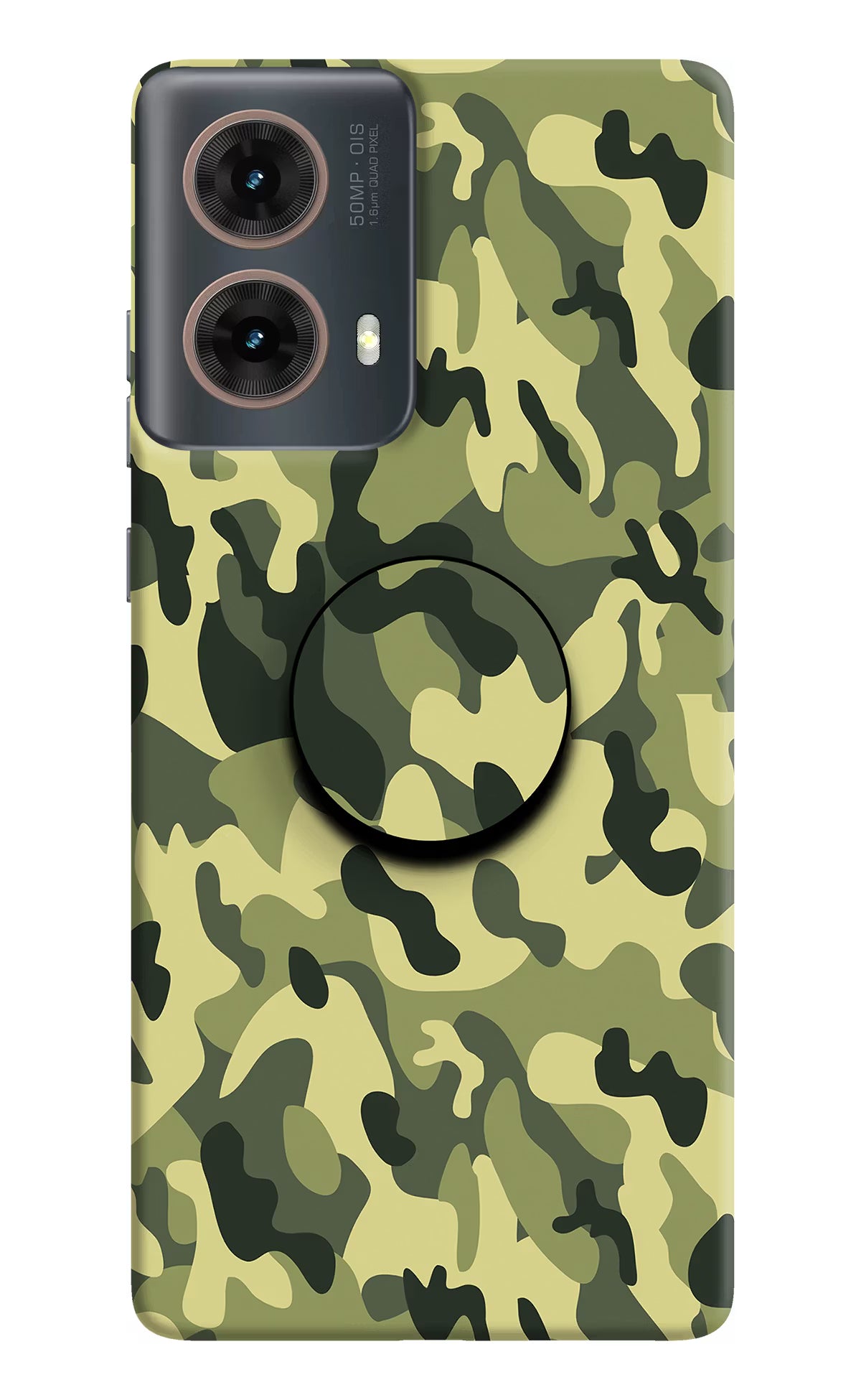 Camouflage Motorola G85 Pop Case by Casekaro