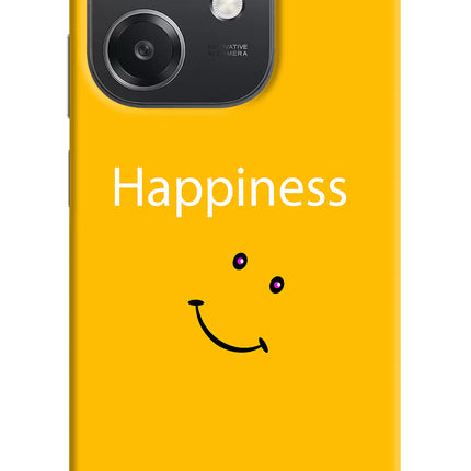Happiness With Smiley OPPO A3x Hard Case Back Cover by Casekaro