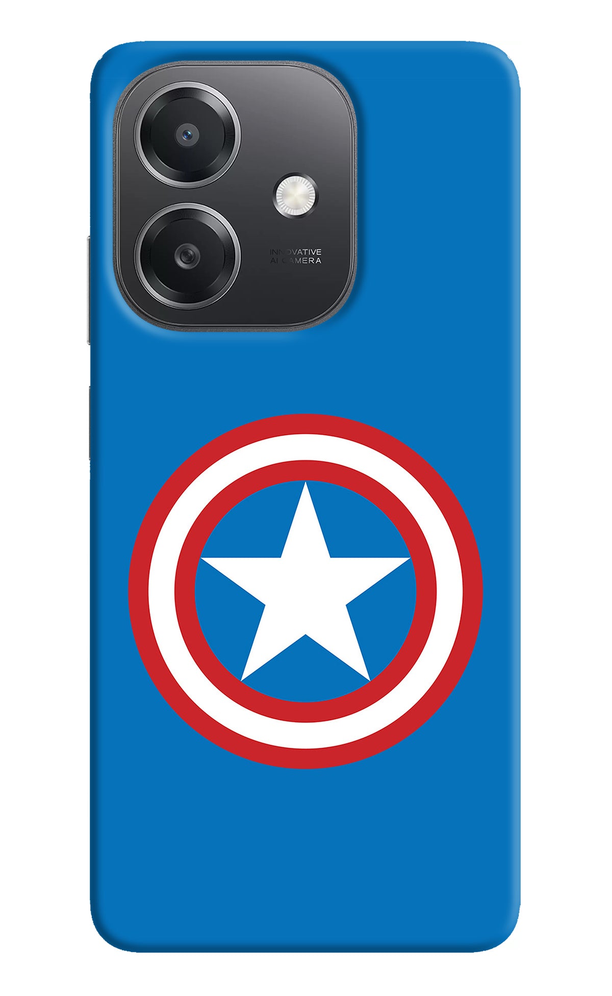 Captain America Logo OPPO A3x Back Cover