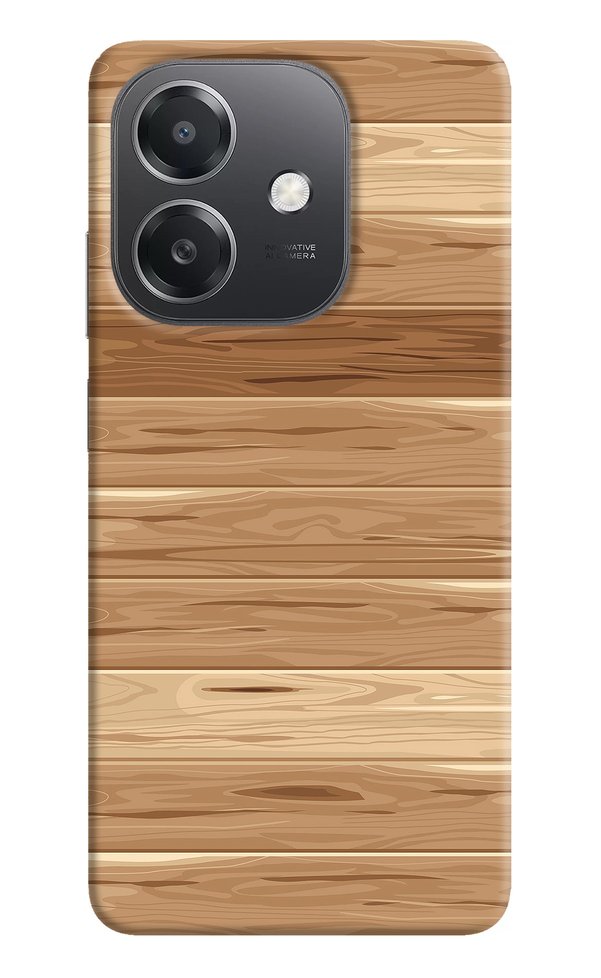 Wooden Vector OPPO A3x Back Cover