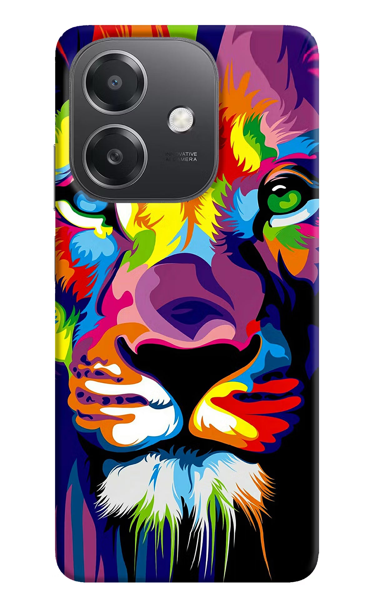 Lion OPPO A3x Hard Case Back Cover by Casekaro