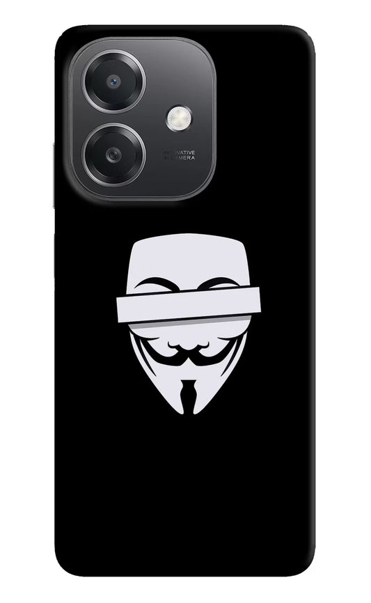 Anonymous Face OPPO A3x Hard Case Back Cover by Casekaro