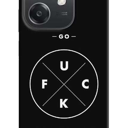 Go Fuck Yourself OPPO A3x Hard Case Back Cover by Casekaro