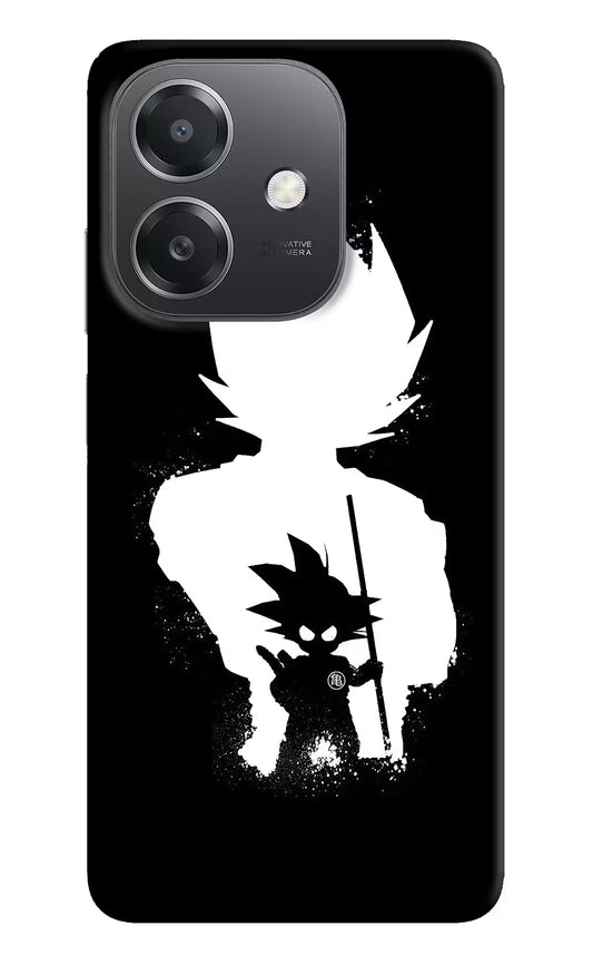Goku Shadow OPPO A3x Hard Case Back Cover by Casekaro