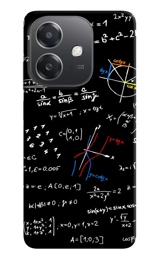 Mathematics Formula OPPO A3x Back Cover