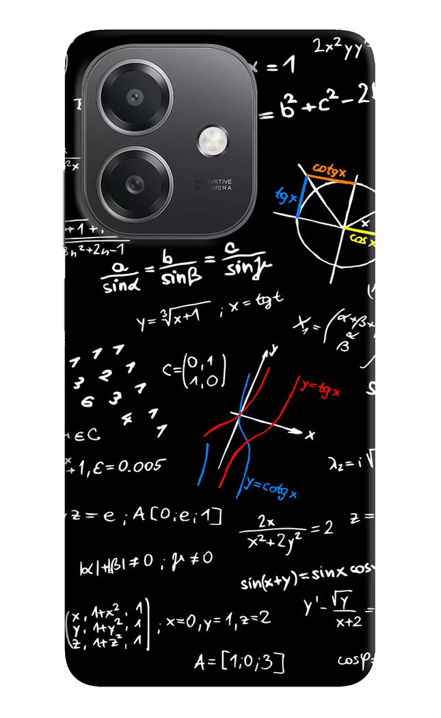 Mathematics Formula OPPO A3x Hard Case Back Cover by Casekaro