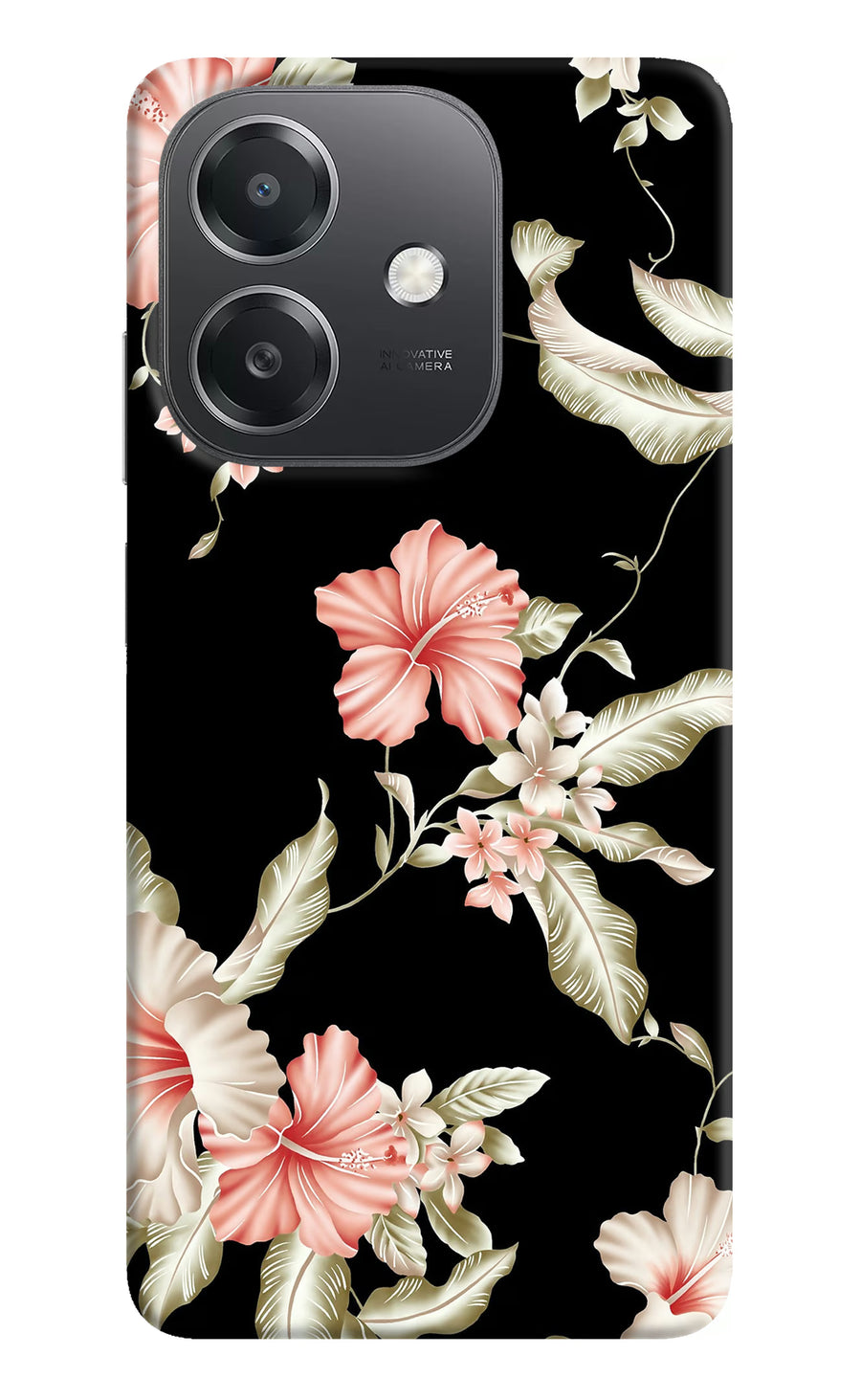 Flowers OPPO A3x Back Cover, Hard case