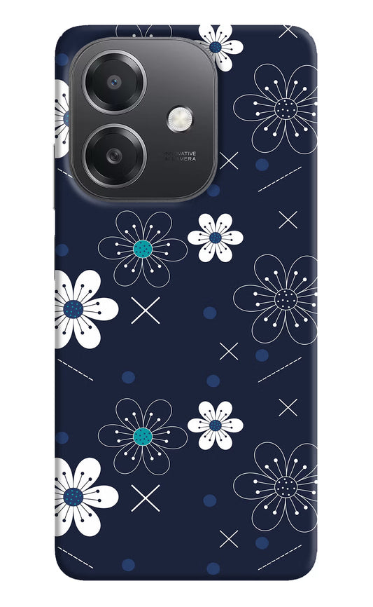 Flowers OPPO A3x Hard Case Back Cover by Casekaro