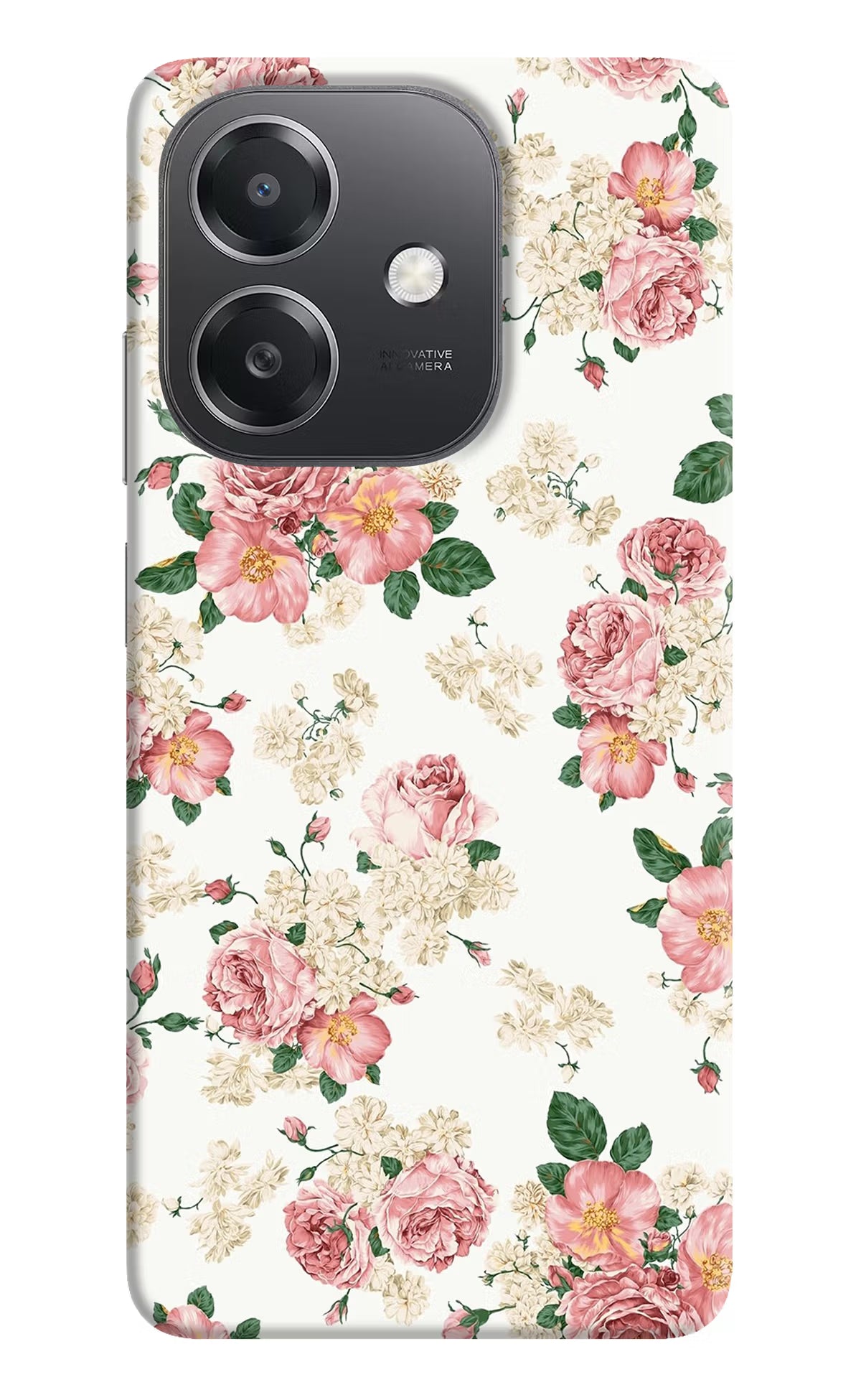 Flowers OPPO A3x Hard Case Back Cover by Casekaro