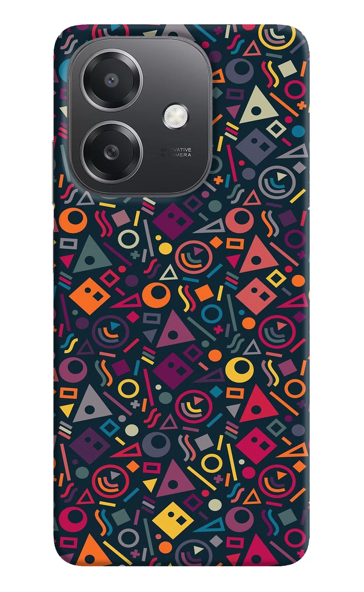 Geometric Abstract OPPO A3x Hard Case Back Cover by Casekaro