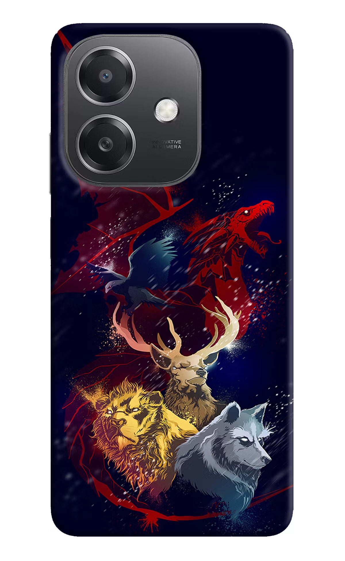 Game Of Thrones OPPO A3x Hard Case Back Cover by Casekaro