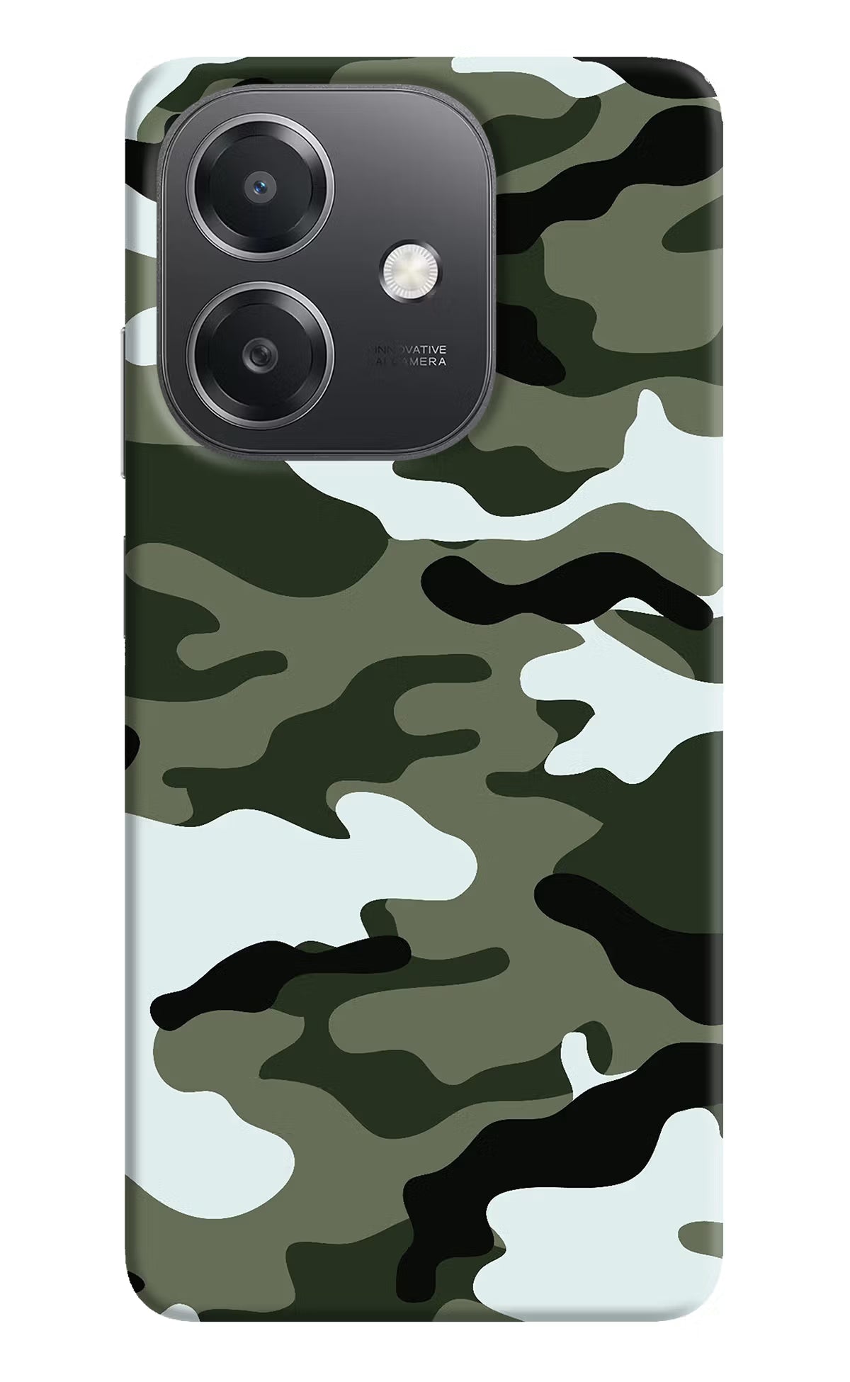 Camouflage OPPO A3x Hard Case Back Cover by Casekaro