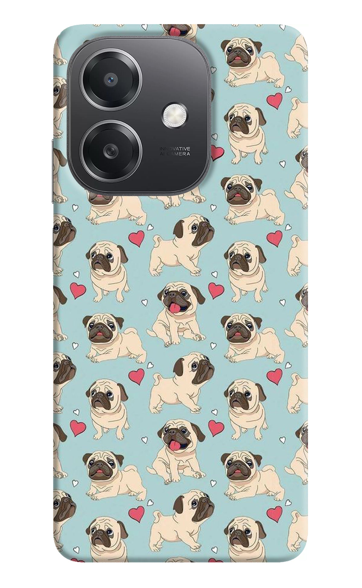 Pug Dog OPPO A3x Back Cover