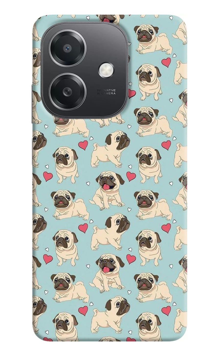 Pug Dog OPPO A3x Back Cover, Hard case