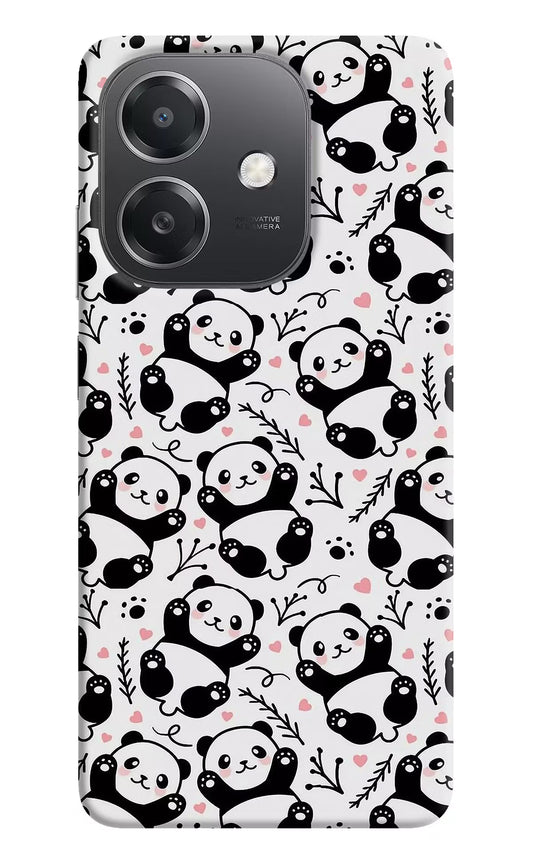 Cute Panda OPPO A3x Hard Case Back Cover by Casekaro