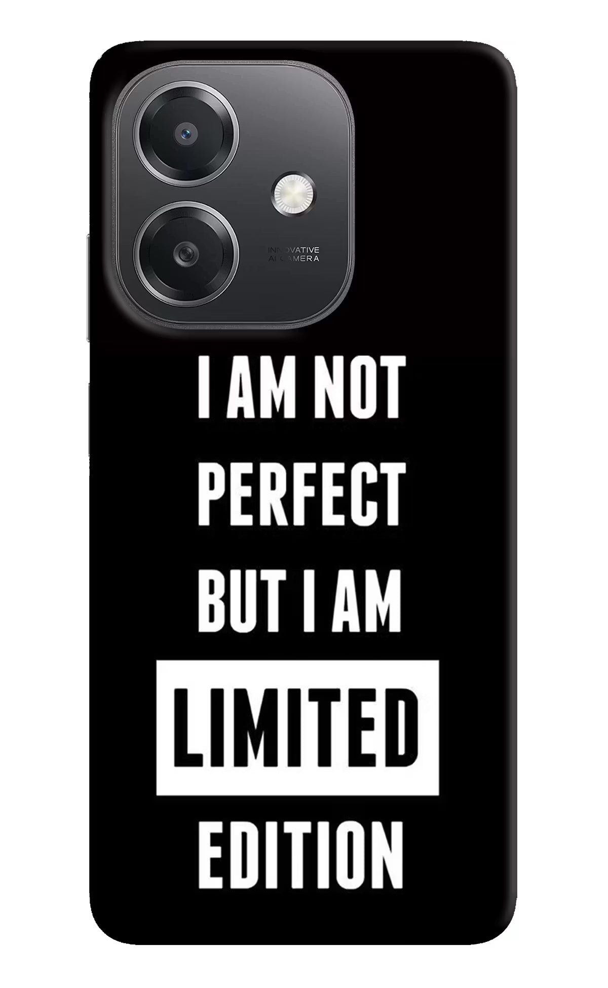 I Am Not Perfect But I Am Limited Edition OPPO A3x Hard Case Back Cover by Casekaro