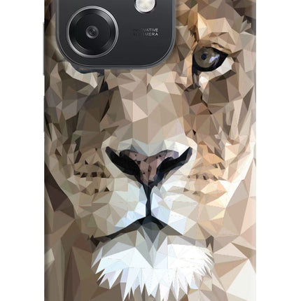 Lion Art OPPO A3x Hard Case Back Cover by Casekaro