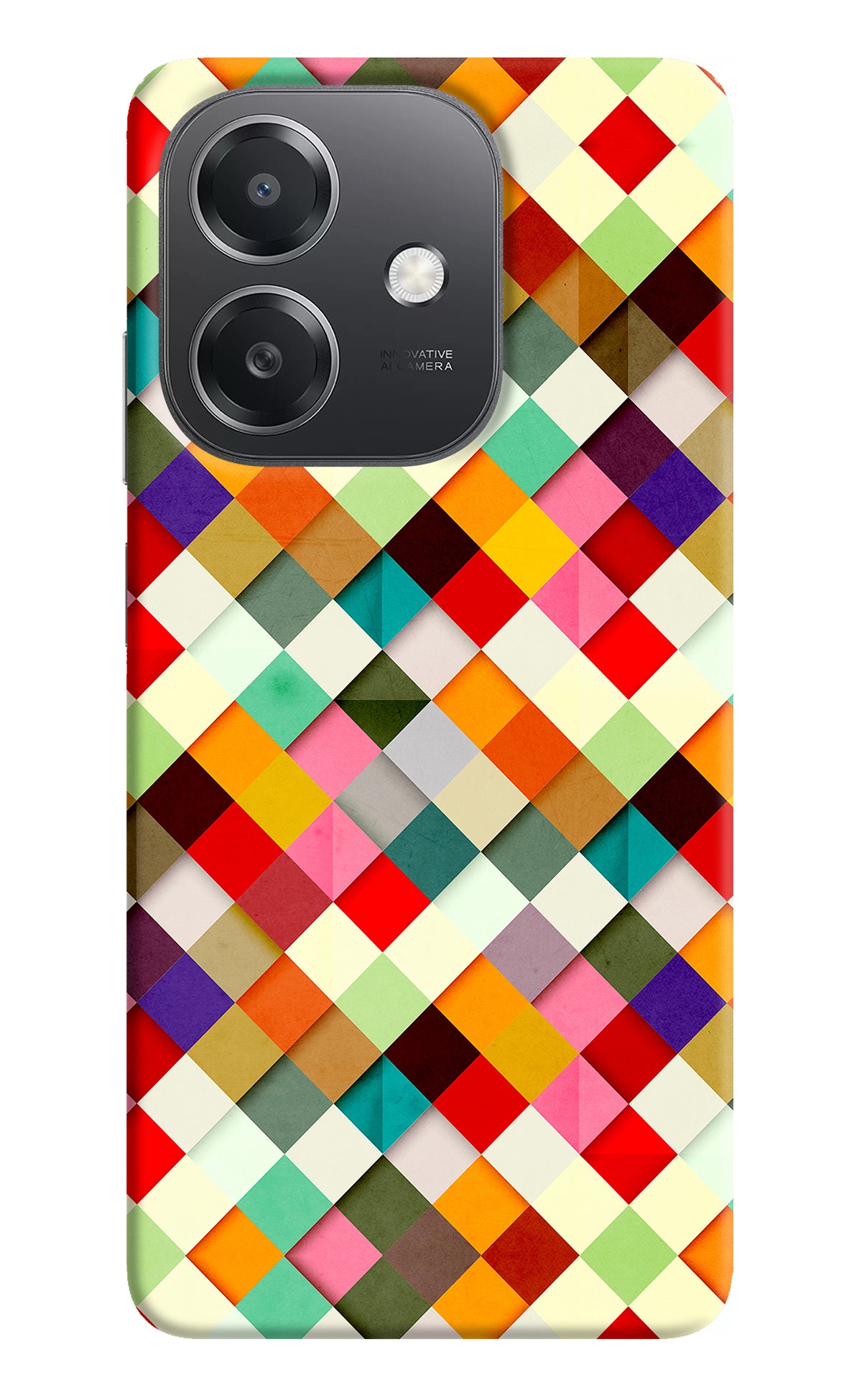 Geometric Abstract Colorful OPPO A3x Back Cover