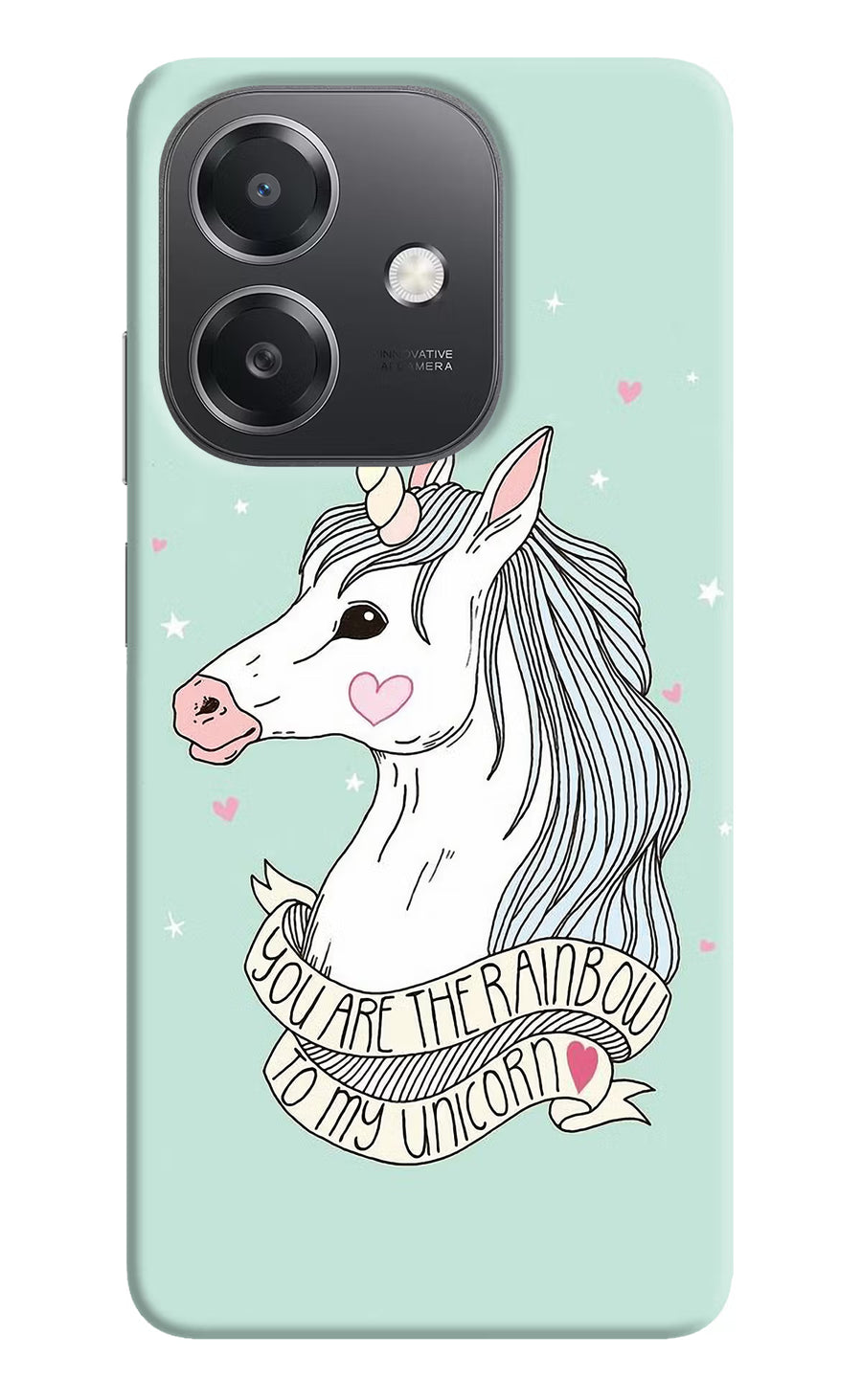 Unicorn Wallpaper OPPO A3x Back Cover, Hard case