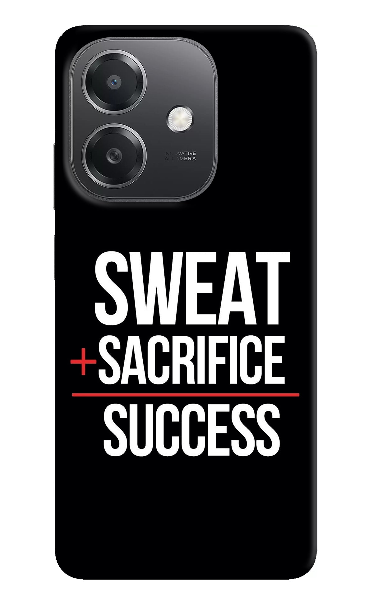 Sweat Sacrifice Success OPPO A3x Back Cover