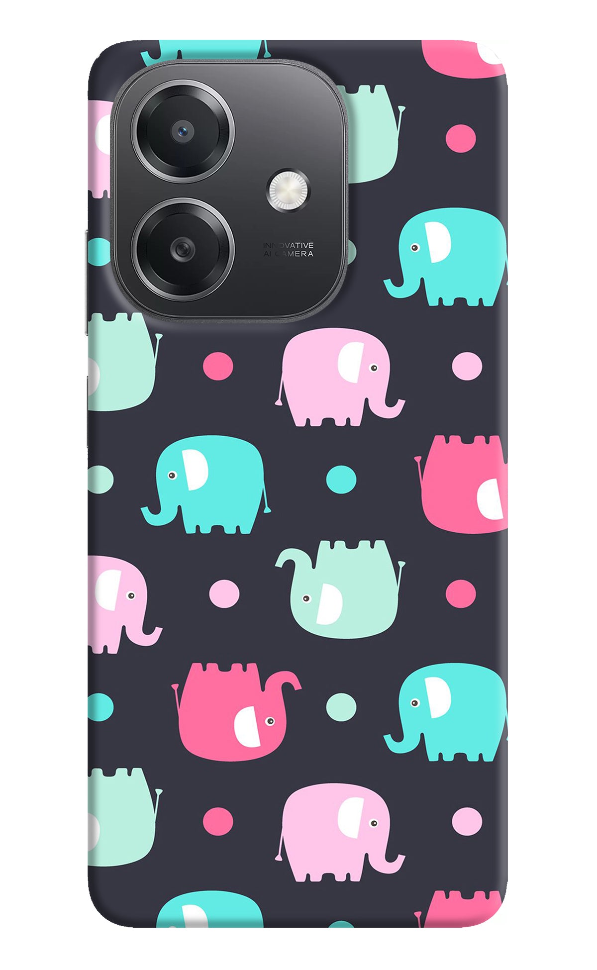 Elephants OPPO A3x Back Cover