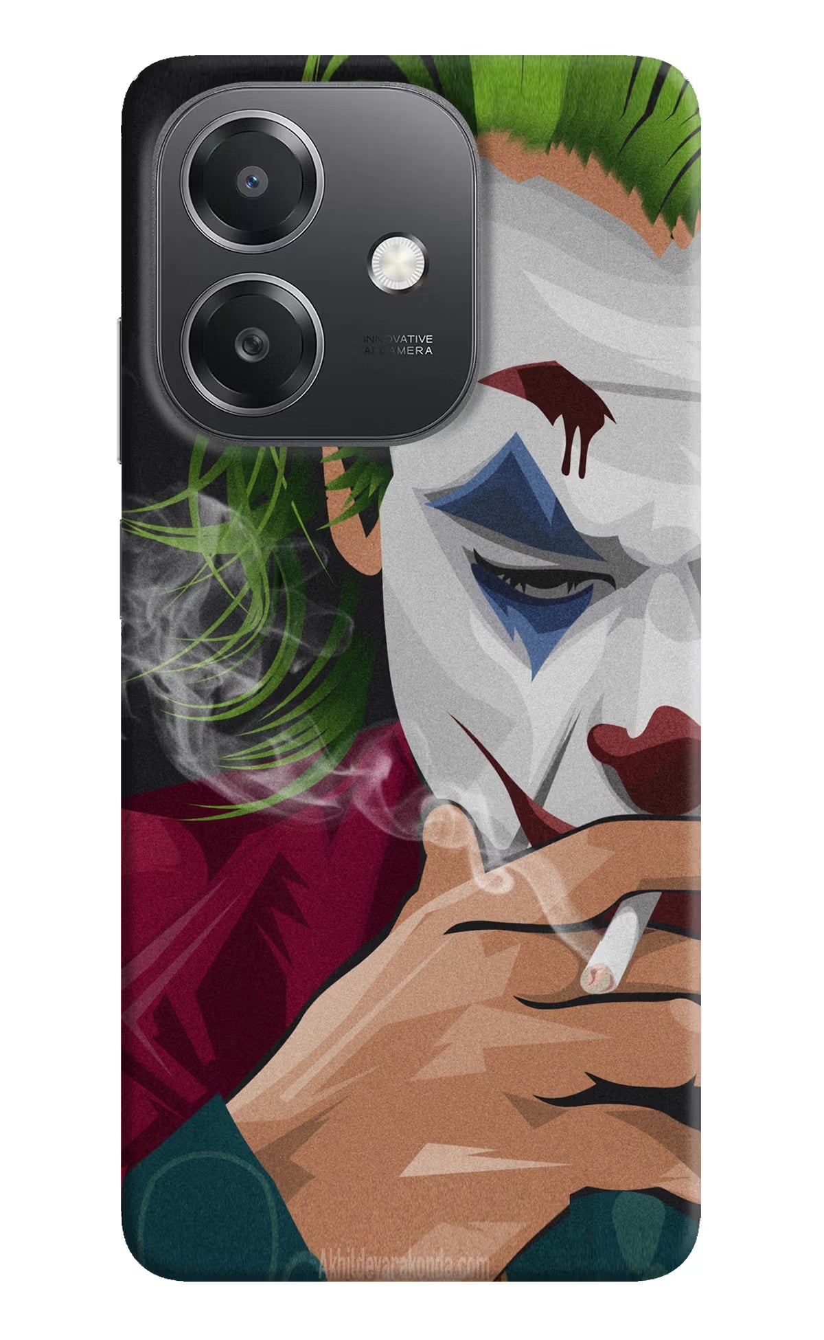 Joker Smoking OPPO A3x Hard Case Back Cover by Casekaro