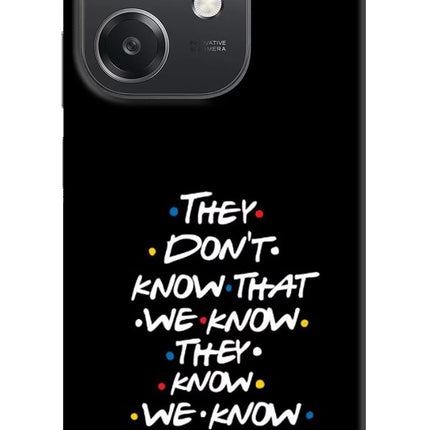 FRIENDS Dialogue OPPO A3x Hard Case Back Cover by Casekaro